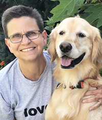 Portrait of Lisa Jenny Stinson, ICRT Reiki Master Teacher and Legislative Team member.