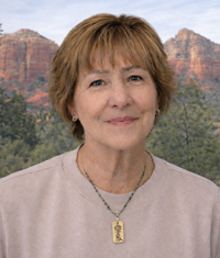 Portrait of Julie Russell, ICRT Senior Reiki Master Teacher.